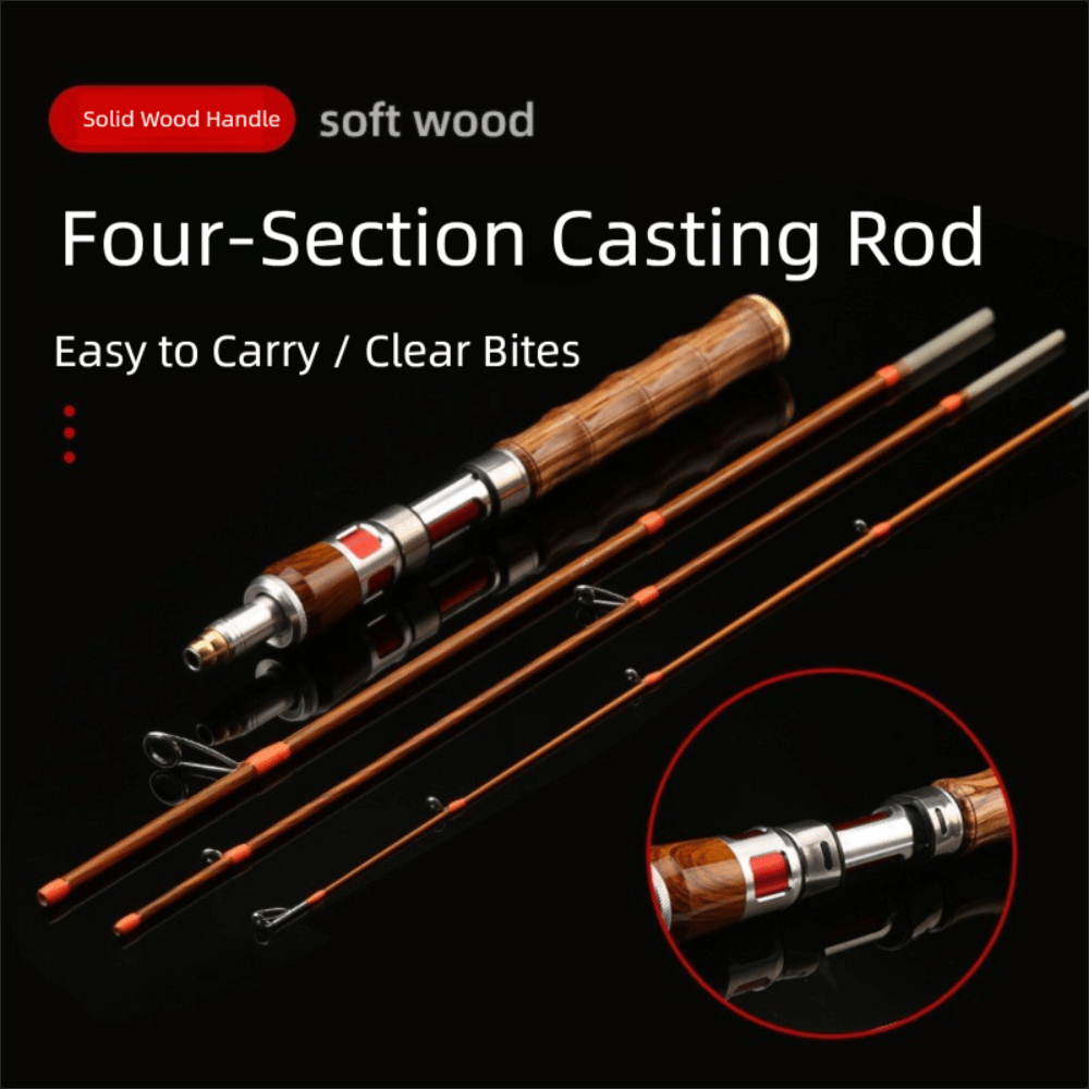 2025 4 Sections Spinning Fishi - Fishing Rod Carbon Fiber review and price